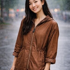 Totes Chestnut Women's Rain Coat/Jacket